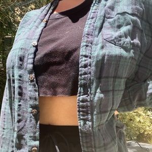 brandy melville plaid flannel